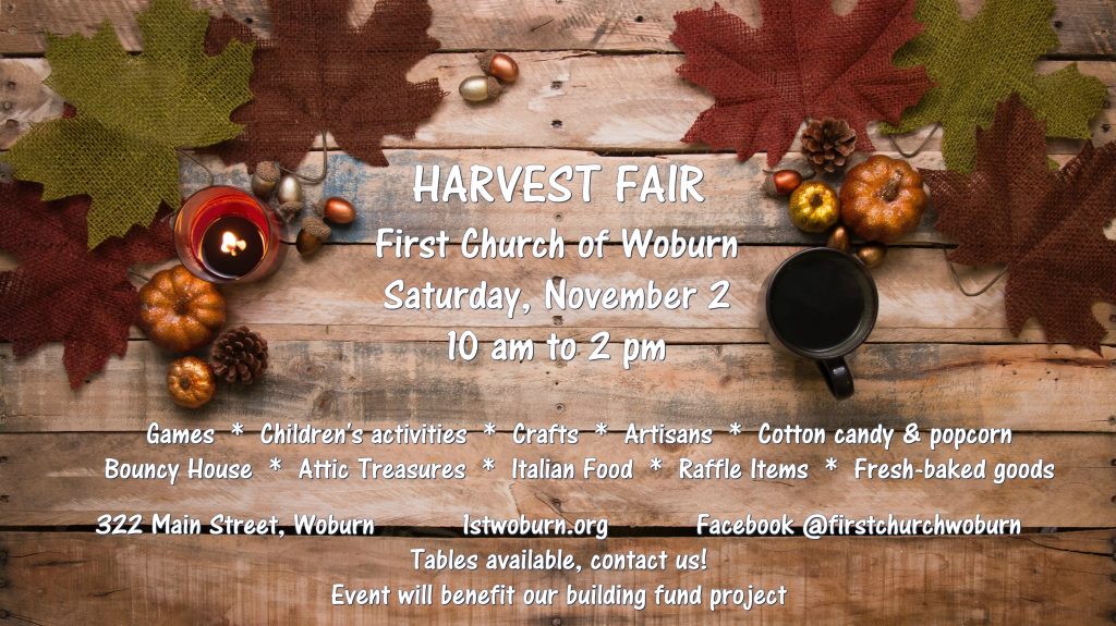 First Church of Woburn Harvest Fair