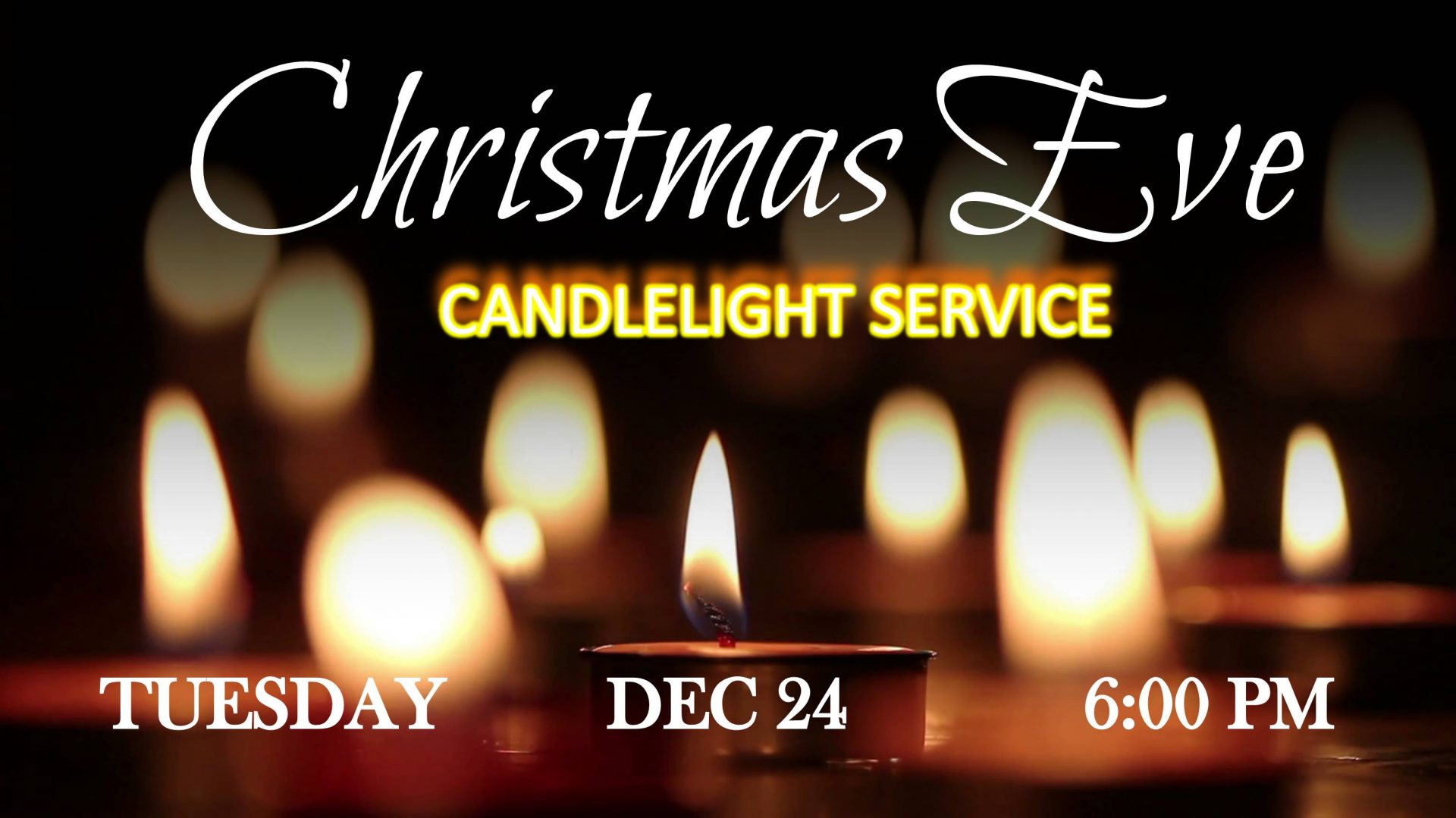 Christmas Eve Candlelight Service – First Church of Woburn